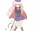 オリジナルのイラスト（立ち絵など）を制作します アイコンや動画、SNSのサムネイルなど個人的な使用に イメージ2