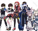 最短3日で幅広い用途のキャライラストを描きます 表情差分が3つまで無料です✨️ イメージ3