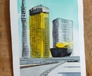 写真などをもとに風景画を描きます 写し取るだけでない滲みボカシを活かした風景画を描きます。 イメージ8