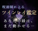 呪術式ツインレイ鑑定・魂からの伝言をお伝えします 【初回価格】停滞した縁を動かすために必要なことは？ イメージ1