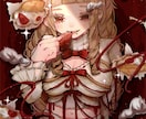 可愛くて暖かいイラストかきます 可愛くてキラキラしてる女の子のイラストを作成します♪ イメージ9