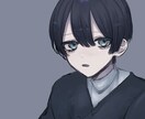 イラスト作成を行います アンニュイな厚塗りっぽい塗りです。 イメージ5