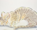 絵本風の優しいペットイラストをお描きします 絵本のタッチで見返したくなる！かわいいペットの姿そのままに！ イメージ5