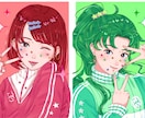 色鮮やかな個性輝くアイコンイラスト描きます 自分だけのアイコンが欲しい方へ イメージ2