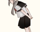 柔軟な構図のキャラクター線画イラスト制作いたします 人物が魅力的に映る構図にこだわった線画絵を提供致します。 イメージ2
