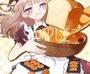 可愛いイラスト作成します アイコン、グッズ、小説同人誌の表紙など イメージ1