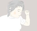 お子さんのアイコンイラスト描きます くすみカラーでかわいいお子様の写真をイラストにしませんか イメージ3