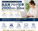 SEO対策上位を狙える記事を10記事作成します 上位を狙う記事を10記事執筆！ イメージ1