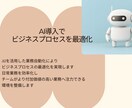 AI導入でビジネスプロセスを最適化します 現場理解×AI設計で実務に根ざした効率化支援 イメージ1