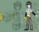 女性オリジナルキャラクターイラスト描きます 柔らかめタッチのキャラクターイラスト イメージ6