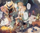 キャラクターイラストを描きます 女性向け（NL、BLなど）カップリングイラストが得意です！ イメージ6