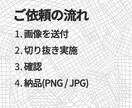 画像の背景切り抜きします 人物・商品・ハンドメイドOK！画像をスッキリと！ イメージ4
