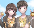ポケモントレーナー風イラスト描きます トレーディングカード風やバトル風、ウェルカムボードにも♡ イメージ6