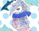 あなたのイメージでペストマスク、ガスマスク描きます 開けてからのお楽しみ5個セットです イメージ8