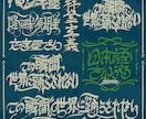 オリジナル文字デザインをデジタルで作成します 名前、お好きな言葉など、文字なら何でもOK！ イメージ6