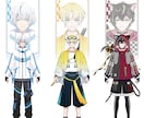 Vtuberデビュー！全工程制作します デザイン・パーツ分け・モデリング・ロゴ・ちびキャラ全部込!! イメージ7