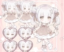 デフォルメ表情差分たくさん描きます ミニキャラの表情差分オプションあり！表情豊かに描きます！ イメージ5