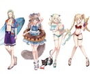 イケメン特化配信イラスト制作します 自分だけのイラストでファンが増える楽しい配信活動をサポート！ イメージ9