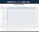 新年度支援！税理士が融資対応資金繰り表を作成します 【テンプレではないオーダーメイドの資金繰り表】 イメージ4