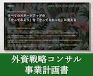 外資戦略コンサルが事業計画書を作成します 新規出品のため実績10件まで半額キャンペーン中！ イメージ4