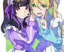 胸上3000円！高品質な一枚絵イラスト制作します 構図・雰囲気・物語性を大切に、一枚のイラストに仕上げます イメージ1