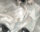 BL・一般文芸小説のイラスト・一枚絵描きます あなたの小説のために、絵画のような一枚絵を描きます イメージ1