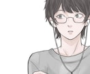 儚くて優しい少しだけ影のある男性アイコン制作します アカウントを優しい雰囲気かつクールに｜サムネや挿絵・表紙にも イメージ8