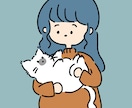 シンプル可愛い似顔絵アイコン描きます 2人まで基本料金◎動物も大歓迎です♪ イメージ1