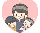 ゆるくて可愛いイラスト似顔絵も制作します 最短即日！SNS、ブログのアイコンにいかがですか？ イメージ3
