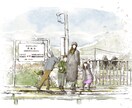 やんわり似顔絵データ制作いたします 出会いと別れ、記念のプレゼントにも優しいイラスト制作します！ イメージ2