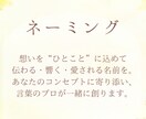 ブランド・サービス等様々な名前を考えます “らしさ”が伝わるネーミングをご提案 イメージ1