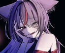 ダークから鮮やかさまで。目を引く女の子を描きます 理想全部叶えます！初回割引＆無制限修正付き！ イメージ1