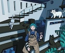 空間が感じられる個性的な創作部屋等をお描きます CDジャケット、書籍カバーイラスト等にお使いください イメージ7