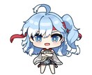 サムネやグッズなどに使えるミニキャラを描きます 2頭身のキャラを可愛く描きます！ イメージ1