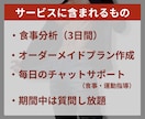 プロが1ヶ月間ダイエットをサポートします 食事・運動・メンタル面を軸にプロがサポートします イメージ3