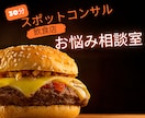 スポットコンサル　飲食店お悩み聞きます あなたの力になりたい。SNSでも応援します！ イメージ1