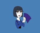アイコン、動画用静止画描きます ポップで個性的なイラストです。 イメージ6