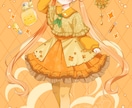 歌ってみた、立ち絵、グッズ用にかわいく描きます Vtuber、配信者、活動者の方におすすめ イメージ8