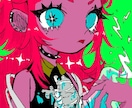 何にでも使えるイラストお描きします POP×ᐯIᐯIᗪな目を引くイラストをお描きいたします！ イメージ1