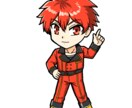 アイコンから立ち絵など、様々なイラストを描きます ドット絵、ちびキャラ、アニメ風など、かわいい絵柄 イメージ1