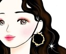 理想実現！波動アップアイコン描きます ご自分の顔プラス憧れの雰囲気 入れてみたい方！！ イメージ3