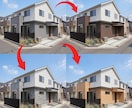 外壁リフォームの完成イメージ画像制作します サイディング張替え・塗り替えの外壁塗装カラーシミュレーション イメージ4