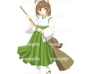 アイコンイラストを可愛く描かせて頂きます 素朴で穏やかなケモミミの女の子を描きます。 イメージ4