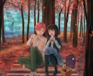 表紙、挿絵、一枚絵を描きます 背景付きのイラストならお任せください！ イメージ6