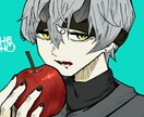 かっこいいアイコンやサムネイルイラストお描きします SNSアイコンや歌ってみた、1枚絵を厚塗りで描きます！ イメージ3