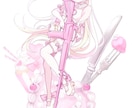 かわいいイラスト描きます かわいい雰囲気の女の子を描くのが得意です♡ イメージ2