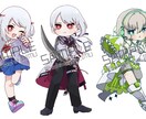 アイコン、立ち絵、MVイラスト(一枚絵)を描きます 動画の立ち絵素材やIRIAMでの配信等の立ち絵やMVに！ イメージ3