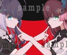 用途なんでも♪/歌ってみた等の1枚イラスト描きます 可愛い女の子が動画やSNSを飾ります♡ イメージ3