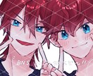 SNSアイコンを描きます ペア画や単体のSNSアイコンを描かせていただきます イメージ1