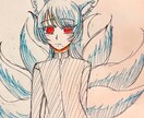 守護霊やハイヤーセルフのイラスト化します 自分や後ろの方々の解像度を上げたい人向け。陰陽師がお絵描き。 イメージ7